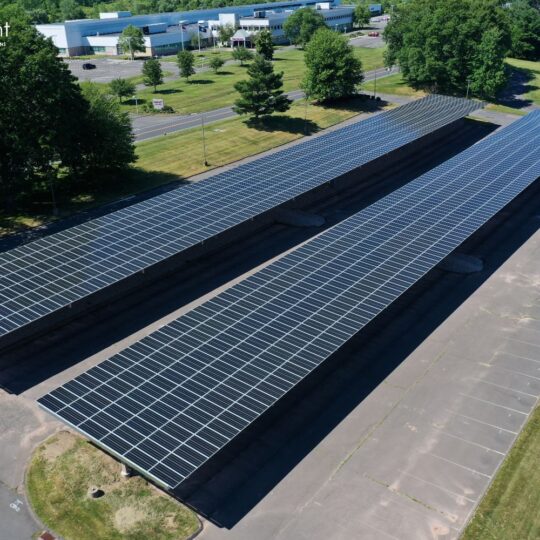 Windsor Commercial Solar Project Aerial View